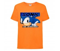 Футболка детская Соник лицо (SONIC) оранжевая (snc  or-4) 116 см