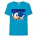 Футболка детская Соник лицо (SONIC) синяя (snc  blu-4) 128 см