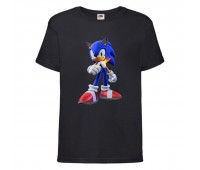 Футболка детская Соник и пламя (SONIC) черная (snc blc-3) 116 см Футболка детская Соник и пламя (SONIC) черная (snc blc-3) 116 см