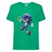 Футболка детская Соник с кольцом (SONIC) зеленая (snc  grn-5) 116 см