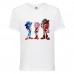 Футболка детская Соник 3 героя (SONIC) белая (snc  wh-7) 116 см