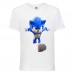 Футболка детская Соник кроха бежит (SONIC) белая (snc  wh-8) 152 см