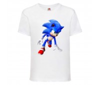 Футболка детская Соник поворот (SONIC) белая (snc  wh-02) 116 см