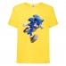 Футболка детская Соник бежит (SONIC) Желтая (snc  yl-6) 116 см