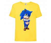 Футболка детская Соник кроха (SONIC) Желтая (snc  yl-9) 164 см