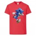 Футболка детская Соник бежит (SONIC) красная (snc  rd-6) 152 см