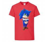 Футболка детская Соник кроха (SONIC) красная (snc  rd-9) 152 см