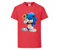 Футболка детская Соник с цветком (SONIC) красная (snc rd-02) 116 см Футболка детская Соник с цветком (SONIC) красная (snc rd-02) 116 см
