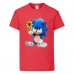 Футболка детская Соник с цветком (SONIC) красная (snc  rd-02) 116 см