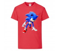 Футболка детская Соник поворот (SONIC) красная (snc  rd-03) 116 см