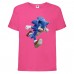 Футболка детская Соник бежит (SONIC) розовая (snc  pnc-01) 140 см