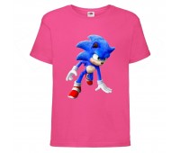 Футболка детская Соник поворот (SONIC) розовая (snc  pnc-02) 116 см