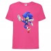 Футболка детская Соник заносит ногу (SONIC) розовая (snc  pnc-03) 116 см