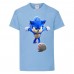 Футболка детская Соник кроха бежит (SONIC) голубая (snc  sbl-7) 164 см