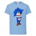 Футболка детская Соник кроха (SONIC) голубая (snc  sbl-8) 152 см