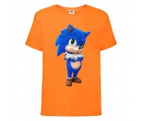 Футболка детская Соник кроха (SONIC) оранжевая (snc  or-8) 164 см