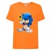 Футболка детская Соник с цветком (SONIC) оранжевая (snc  or-9) 116 см