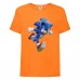 Футболка детская Соник бежит (SONIC) оранжевая (snc  or-01) 164 см