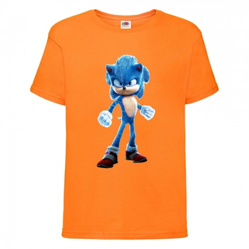 Футболка детская Соник искрит (SONIC) оранжевая (snc or-05) 152 см Футболка детская Соник искрит (SONIC) оранжевая (snc or-05) 152 см