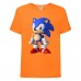 Футболка детская Соник стоит (SONIC) оранжевая (snc  or-06) 164 см