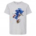 Футболка детская Соник бежит (SONIC) серая (snc  gr-01) 164 см