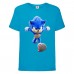 Футболка детская Соник кроха бежит (SONIC) синяя (snc  blu-7) 152 см