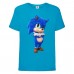 Футболка детская Соник кроха (SONIC) синяя (snc  blu-8) 164 см