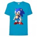 Футболка детская Соник стоит (SONIC) синяя (snc  blu-06) 164 см