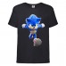 Футболка детская Соник кроха бежит (SONIC) черная (snc  blc-7) 164 см