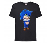 Футболка детская Соник кроха (SONIC) черная (snc  blc-8) 164 см