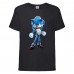 Футболка детская Соник искрит (SONIC) черная (snc  blc-05) 164 см