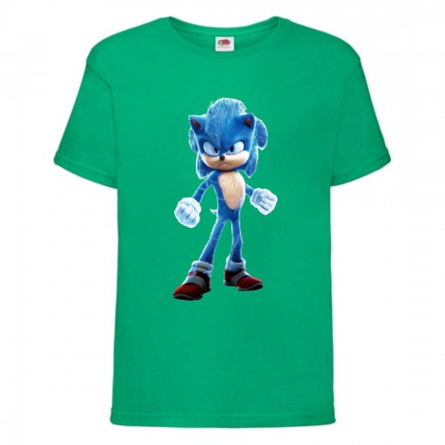 Футболка детская Соник искрит (SONIC) зеленая (snc grn-05) 164 см Футболка детская Соник искрит (SONIC) зеленая (snc grn-05) 164 см