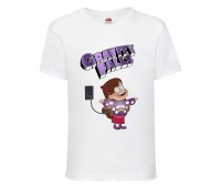 Футболка детская Гравити Фолз Гирлянда (Gravity Falls) белая (GF  wh-4) 104 см