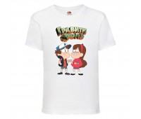 Футболка детская Гравити Фолз Мэйб и Диппер 3 (Gravity Falls Mayb and Dipper 3) белая (GF wh-7) 104 см Футболка детская Гравити Фолз Мэйб и Диппер 3 (Gravity Falls Mayb and Dipper 3) белая (GF wh-7) 104 см