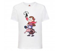 Футболка детская Гравити Фолз Мэйб и Диппер 4 (Gravity Falls Mayb and Dipper 4) белая (GF wh-8) 104 см Футболка детская Гравити Фолз Мэйб и Диппер 4 (Gravity Falls Mayb and Dipper 4) белая (GF wh-8) 104 см