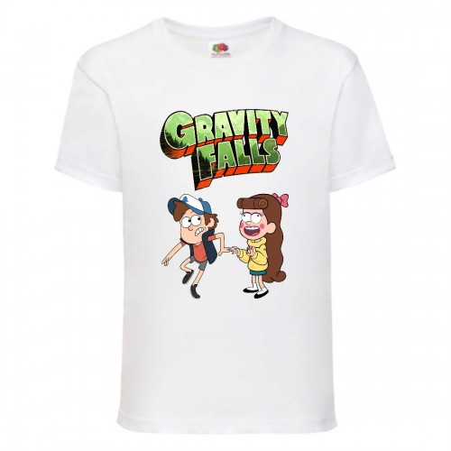 Футболка детская Гравити Фолз Мэйб и Диппер 12 (Gravity Falls Mayb and Dipper 12) белая (GF wh-06) 104 см Футболка детская Гравити Фолз Мэйб и Диппер 12 (Gravity Falls Mayb and Dipper 12) белая (GF wh-06) 104 см