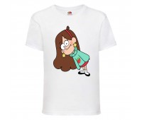Футболка детская Гравити Фолз Мэйбл (Gravity Falls Maybl) белая (GF wh-003) 104 см Футболка детская Гравити Фолз Мэйбл (Gravity Falls Maybl) белая (GF wh-003) 104 см
