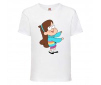 Футболка детская Гравити Фолз Мэйбл 2 (Gravity Falls Maybl 2) белая (GF wh-004) 104 см Футболка детская Гравити Фолз Мэйбл 2 (Gravity Falls Maybl 2) белая (GF wh-004) 104 см