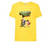 Футболка детская Гравити Фолз Мэйб и Диппер 9 (Gravity Falls Mayb and Dipper 9) желтая (GF yl-03) 164 см Футболка детская Гравити Фолз Мэйб и Диппер 9 (Gravity Falls Mayb and Dipper 9) желтая (GF yl-03) 164 см