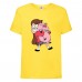 Футболка детская Гравити Фолз Мэйб piggy (Gravity Falls Mayb piggy) желтая (GF  yl-07) 104 см