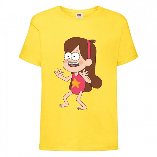 Футболка детская Гравити Фолз Мэйбл в купальнике (Gravity Falls Maybl) желтая (GF yl-09) 104 см Футболка детская Гравити Фолз Мэйбл в купальнике (Gravity Falls Maybl) желтая (GF yl-09) 104 см