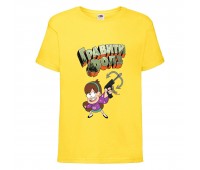 Футболка детская Гравити Фолз Мэйбл стреляет (Gravity Falls Maybl) желтая (GF yl-002) 104 см Футболка детская Гравити Фолз Мэйбл стреляет (Gravity Falls Maybl) желтая (GF yl-002) 104 см