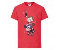 Футболка детская Гравити Фолз Мэйб и Диппер 4 (Gravity Falls Mayb and Dipper 4) красная (GF rd-7) 104 см Футболка детская Гравити Фолз Мэйб и Диппер 4 (Gravity Falls Mayb and Dipper 4) красная (GF rd-7) 104 см