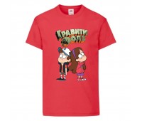 Футболка детская Гравити Фолз Мэйб и Диппер 6 (Gravity Falls Mayb and Dipper 6) красная (GF rd-9) 104 см Футболка детская Гравити Фолз Мэйб и Диппер 6 (Gravity Falls Mayb and Dipper 6) красная (GF rd-9) 104 см