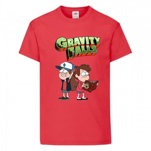 Футболка детская Гравити Фолз Мэйб и Диппер 7 (Gravity Falls Mayb and Dipper 7) красная (GF rd-01) 104 см Футболка детская Гравити Фолз Мэйб и Диппер 7 (Gravity Falls Mayb and Dipper 7) красная (GF rd-01) 104 см