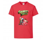 Футболка детская Гравити Фолз Мэйб и Диппер 9 (Gravity Falls Mayb and Dipper 9) красная (GF rd-03) 104 см Футболка детская Гравити Фолз Мэйб и Диппер 9 (Gravity Falls Mayb and Dipper 9) красная (GF rd-03) 104 см