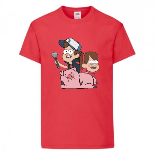 Футболка детская Гравити Фолз Мэйб и Диппер 10 (Gravity Falls Mayb and Dipper 10) красная (GF rd-04) 164 см Футболка детская Гравити Фолз Мэйб и Диппер 10 (Gravity Falls Mayb and Dipper 10) красная (GF rd-04) 164 см