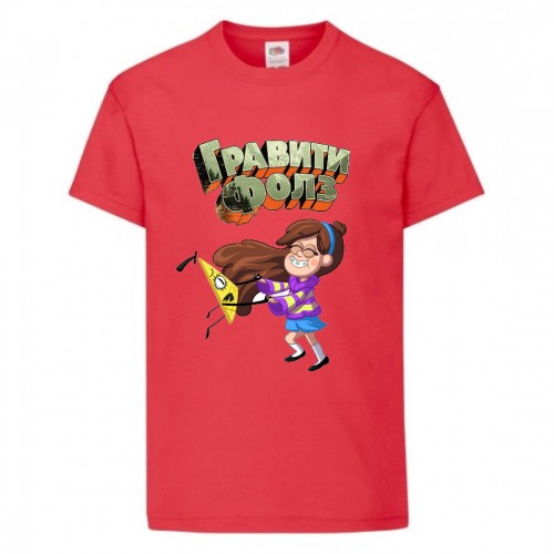 Футболка детская Гравити Фолз Мэйбл и Билл шифр (Gravity Falls Maybl and Bill) красная (GF rd-001) 104 см Футболка детская Гравити Фолз Мэйбл и Билл шифр (Gravity Falls Maybl and Bill) красная (GF rd-001) 104 см