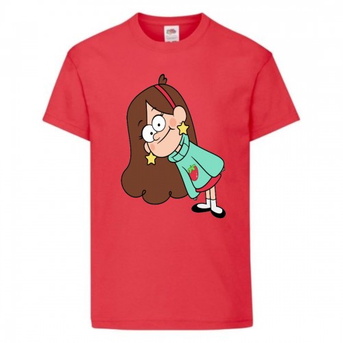 Футболка детская Гравити Фолз Мэйбл (Gravity Falls Maybl) красная (GF rd-003) 104 см Футболка детская Гравити Фолз Мэйбл (Gravity Falls Maybl) красная (GF rd-003) 104 см