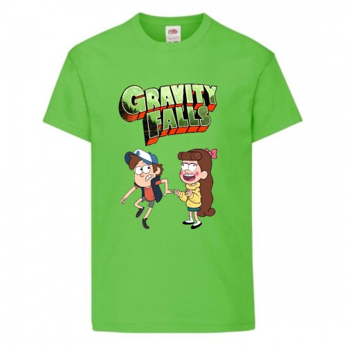 Футболка детская Гравити Фолз Мэйб и Диппер 12 (Gravity Falls Mayb and Dipper 12) светлозеленый (GF lgrn-6) 104 см Футболка детская Гравити Фолз Мэйб и Диппер 12 (Gravity Falls Mayb and Dipper 12) светлозеленый (GF lgrn-6) 104 см